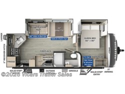Stock Image for 2025 Forest River 2614BS (options and colors may vary) 2025 Forest River Rockwood Ultra Lite 2614BS - New Travel Trailer for sale by Vicars Trailer Sales in Taylor, Michigan