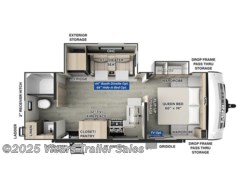 Stock Image for 2025 Forest River 2511S (options and colors may vary) 2025 Forest River Rockwood Mini Lite 2511S - New Travel Trailer for sale by Vicars Trailer Sales in Taylor, Michigan