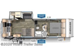 Stock Image for 2024 Forest River 235MBBL (options and colors may vary) 2024 Forest River Cherokee Black Label 235MBBL - New Fifth Wheel for sale by Vicars Trailer Sales in Taylor, Michigan