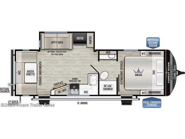 2026 East to West Della Terra 251RD Floorplan