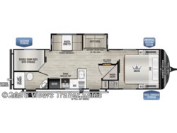 Stock Image for 2026 East to West 275BH (options and colors may vary) 2026 East to West Della Terra 275BH - New Travel Trailer for sale by Vicars Trailer Sales in Taylor, Michigan