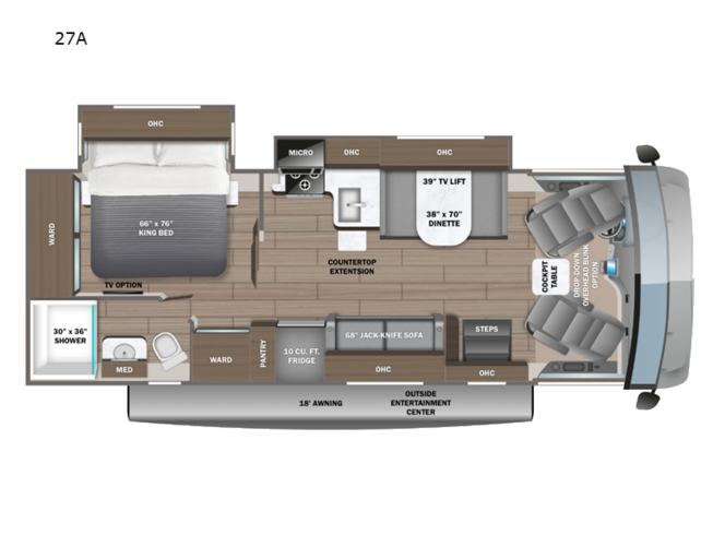 2024 Jayco Alante 27A - New Class A For Sale by Vogt Family Fun Center  in Fort Worth, Texas