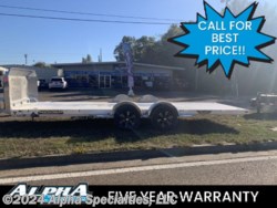 New 2024 Aluma 8220H-LP-TILT 20&apos; Low Profile Aluminum Tilt Car Hauler Trailer available in Pearl, Mississippi