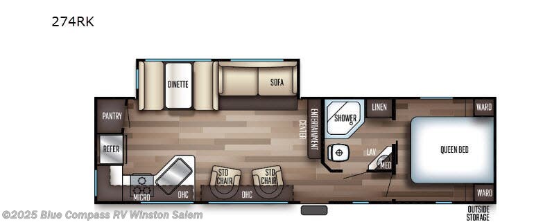 Call now about this 2020 Forest River Cherokee 274RK! 2020 Forest River Cherokee 274RK - Used Travel Trailer For Sale by Blue Compass RV Winston Salem in Rural Hall, North Carolina features Slideout