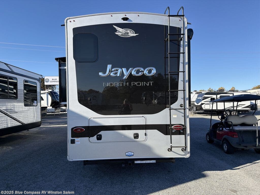 Contact us now about this 2026 Jayco North Point 382FLRB! 2026 North Point 382FLRB by Jayco from Blue Compass RV Winston Salem in Rural Hall, North Carolina