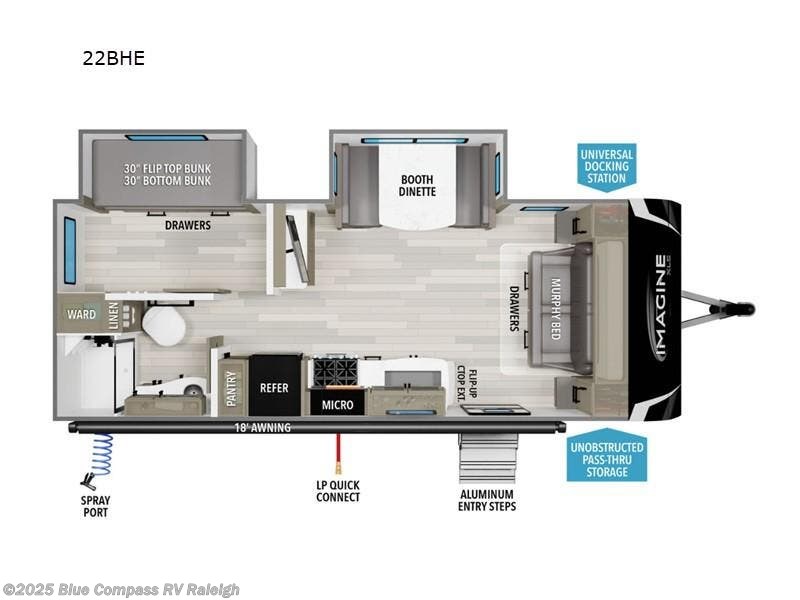 Contact us now about this 2026 Grand Design Imagine XLS 22BHE! 2026 Imagine XLS 22BHE by Grand Design from Blue Compass RV Raleigh in Raleigh, North Carolina