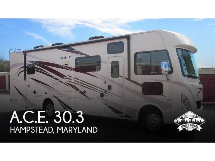 Email now about this 2018 Thor Motor Coach A.C.E. 30.3! Used 2018 Thor Motor Coach A.C.E. 30.3 available in Hampstead, Maryland