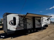 Call now about this 2015 Forest River Vengeance F398V! 2015 Forest River Vengeance F398V - Used Toy Hauler For Sale by Pop RVs in El Paso, Texas features Air Conditioning, Slideout, Awning, Generator, Leveling Jacks