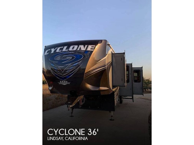 Email now about this 2017 Heartland Cyclone 3611 JS Toy Hauler! Used 2017 Heartland Cyclone 3611 JS Toy Hauler available in Lindsay, California