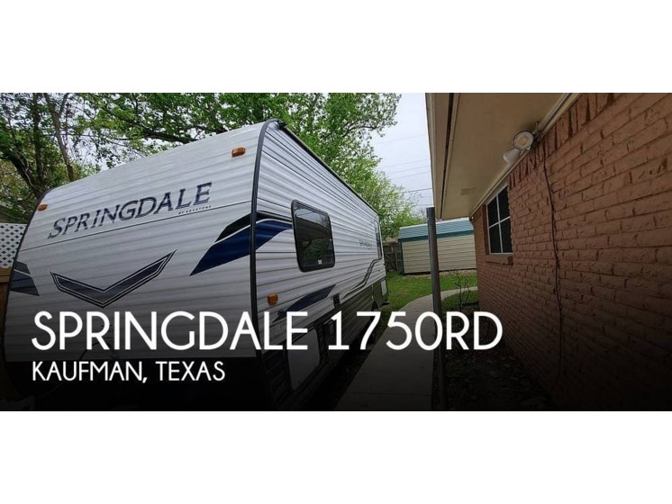 Email now about this 2022 Keystone Springdale 1750RD! Used 2022 Keystone Springdale 1750RD available in Kaufman, Texas