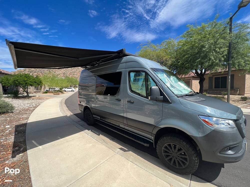 Contact us now about this 2021 Miscellaneous Mercedes Benz Storyteller Stealth Mode 4x4! 2021 Mercedes Benz Storyteller Stealth Mode 4x4 by Miscellaneous from Pop RVs in Sun City West, Arizona