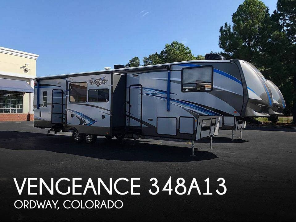Email now about this 2018 Forest River Vengeance 348A13! Used 2018 Forest River Vengeance 348A13 available in Ordway, Colorado