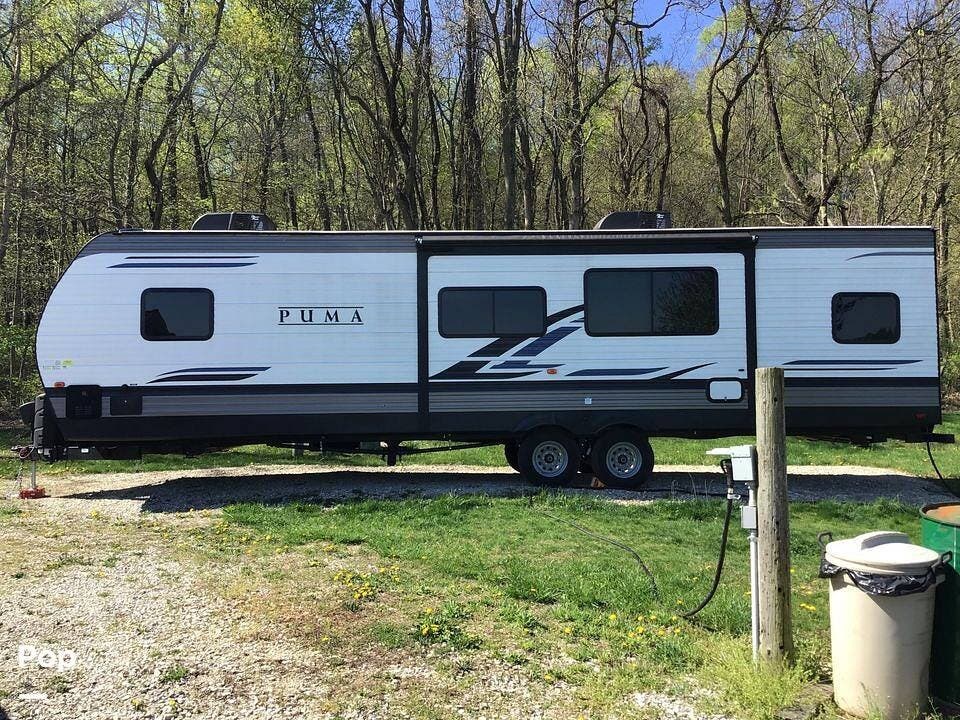 Contact us now about this 2021 Palomino Puma 28BHSS2! 2021 Puma 28BHSS2 by Palomino from Pop RVs in Bloomington, Indiana