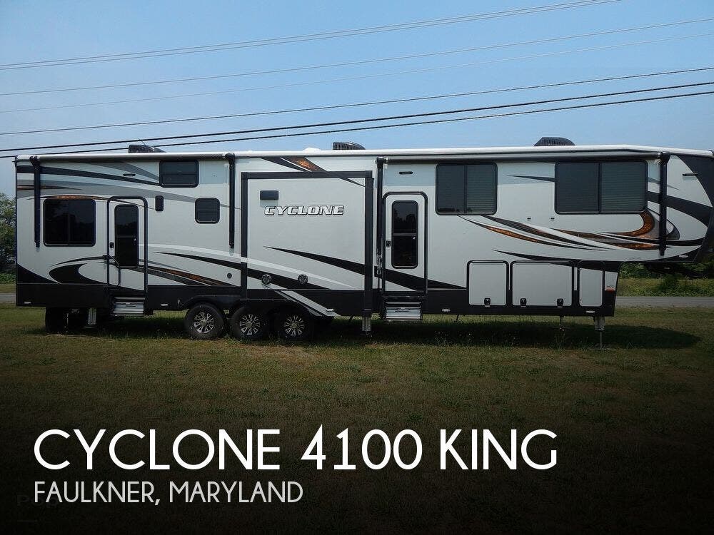 Email now about this 2017 Heartland Cyclone 4100 KING! Used 2017 Heartland Cyclone 4100 KING available in Faulkner, Maryland