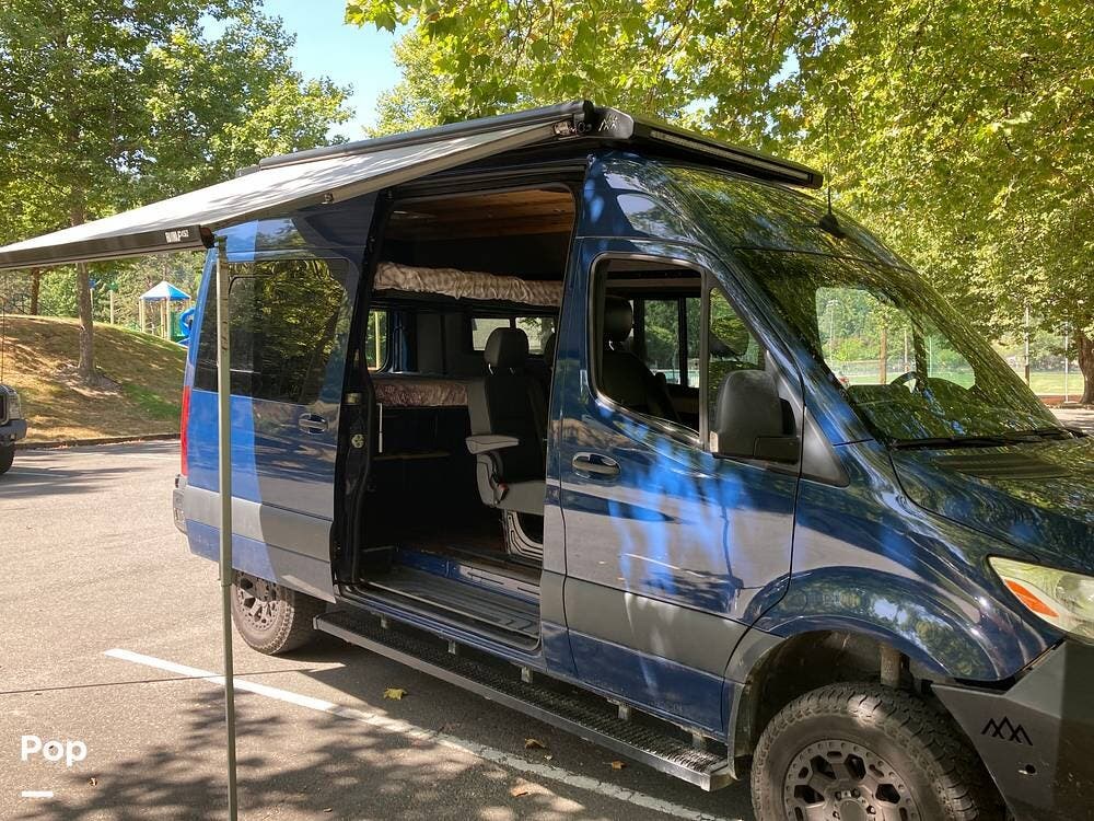 Call now about this 2020 Mercedes-Benz Sprinter 2500 144WB 4x4! 2020 Mercedes-Benz Sprinter 2500 144WB 4x4 - Used Conversion Van For Sale by Pop RVs in Issaquah, Washington features Awning