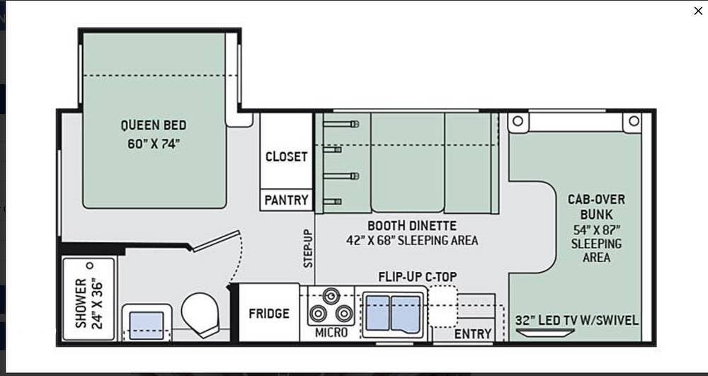 Used 2016 Thor Motor Coach Freedom Elite 22FE available in West Lebanon, New Hampshire