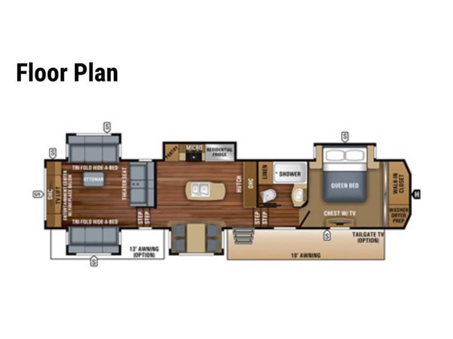 2018 Jayco North Point 387RDFS - Used Fifth Wheel For Sale by Pop RVs in Rawlings, Maryland