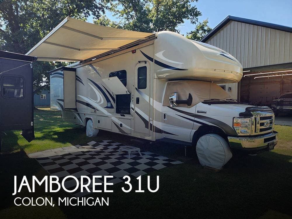 Email now about this 2018 Fleetwood Jamboree 31U! Used 2018 Fleetwood Jamboree 31U available in Colon, Michigan