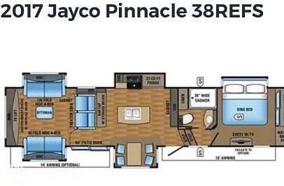 2017 Pinnacle 38REFS by Jayco from Pop RVs in Hartsel, Colorado