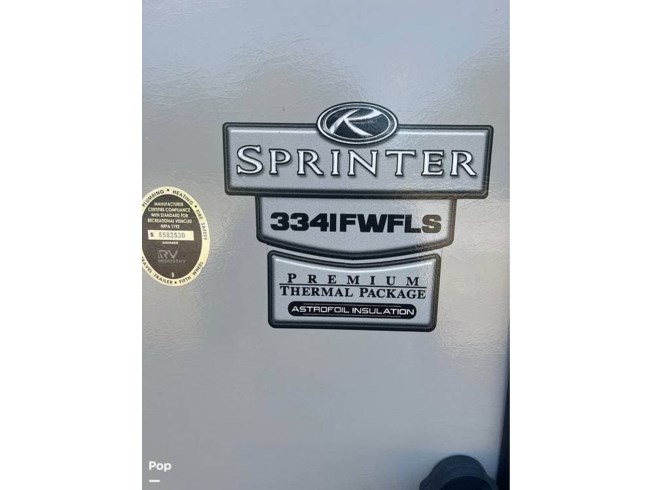 2020 Keystone Sprinter 3341FWFLS - Used Fifth Wheel For Sale by Pop RVs in Caldwell, Texas