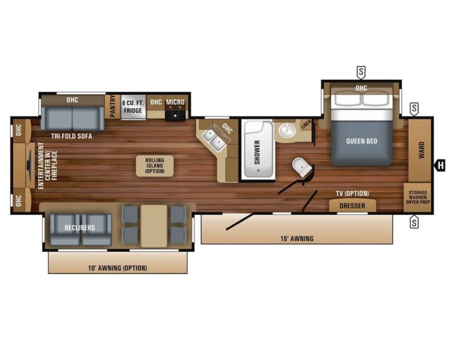 2018 Eagle 338RETS by Jayco from Pop RVs in Port Royal, Virginia