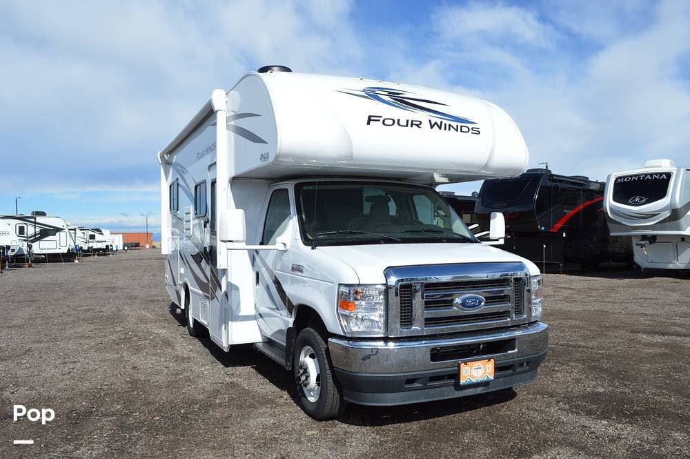Call now about this 2024 Thor Motor Coach Four Winds 22E! 2024 Thor Motor Coach Four Winds 22E - Used Class C For Sale by Pop RVs in Aurora, Colorado features Awning, Generator, Air Conditioning
