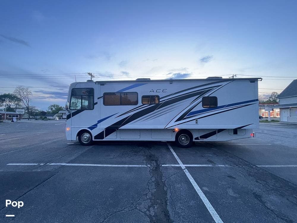 Call now about this 2024 Thor Motor Coach A.C.E. 29D! 2024 Thor Motor Coach A.C.E. 29D - Used Class A For Sale by Pop RVs in Schenectady, New York features Slideout, Air Conditioning, Leveling Jacks, Generator