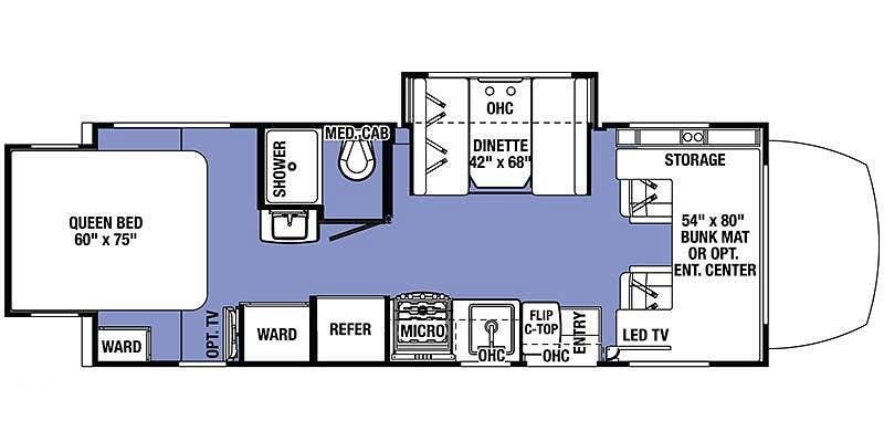 Contact us now about this 2016 Forest River Sunseeker 2400R Sprinter! 2016 Sunseeker 2400R Sprinter by Forest River from Pop RVs in De Leon Springs, Florida