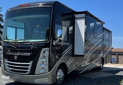 Call now about this 2023 Thor Motor Coach Challenger 37DS! 2023 Thor Motor Coach Challenger 37DS - Used Class A For Sale by Pop RVs in White Marsh, Maryland features Generator, Slideout, Air Conditioning, Awning, Leveling Jacks