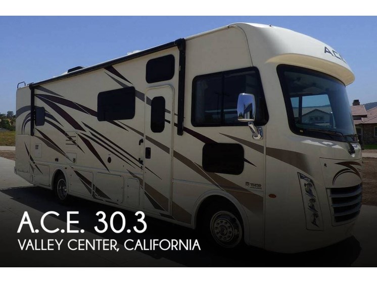Email now about this 2020 Thor Motor Coach A.C.E. 30.3! Used 2020 Thor Motor Coach A.C.E. 30.3 available in Valley Center, California