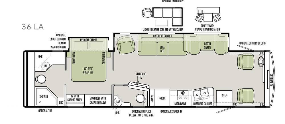 Call now about this 2016 Tiffin Open Road 36LA! 2016 Tiffin Open Road 36LA - Used Class A For Sale by Pop RVs in Morgan City, Louisiana features Air Conditioning, Leveling Jacks, Slideout, Awning, Generator