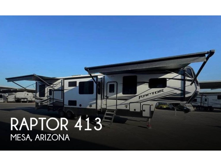 Email now about this 2022 Keystone Raptor 413! Used 2022 Keystone Raptor 413 available in Mesa, Arizona