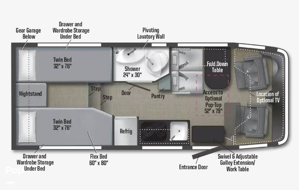 Contact us now about this 2022 Winnebago Ekko 22A AWD! 2022 Ekko 22A AWD by Winnebago from Pop RVs in Saint Petersburg, Florida