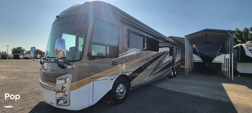 Call now about this 2023 Entegra Coach Anthem 44D! 2023 Entegra Coach Anthem 44D - Used Diesel Pusher For Sale by Pop RVs in Oakdale, California features Awning, Slideout, Generator, Air Conditioning, Leveling Jacks