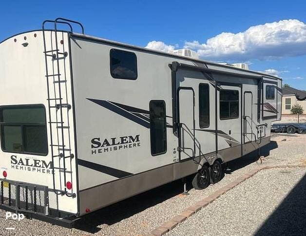 Used 2022 Forest River Salem Hemisphere 378FL available in Los Lunas, New Mexico