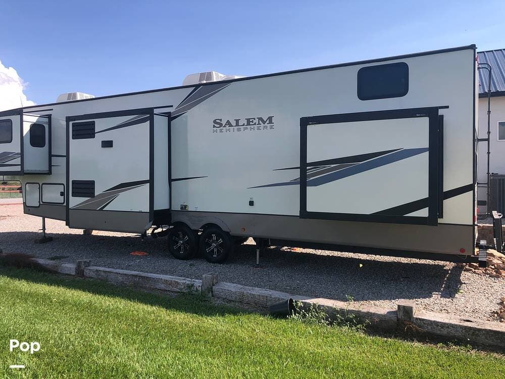 Contact us now about this 2022 Forest River Salem Hemisphere 378FL! 2022 Salem Hemisphere 378FL by Forest River from Pop RVs in Los Lunas, New Mexico