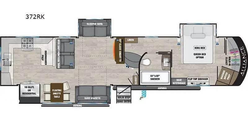 Contact us now about this 2021 Alliance RV Paradigm 372RK! 2021 Paradigm 372RK by Alliance RV from Pop RVs in Hooker, Oklahoma