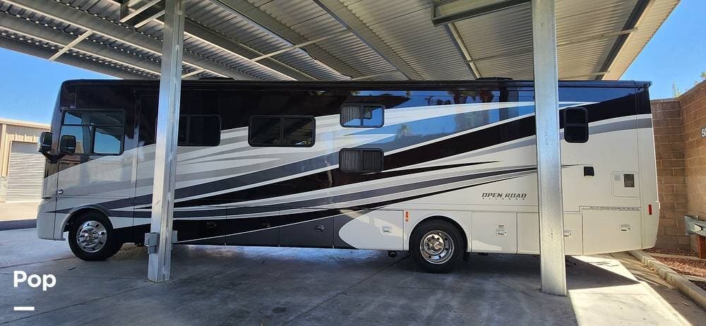 Call now about this 2018 Tiffin Allegro Open Road 36 UA! 2018 Tiffin Allegro Open Road 36 UA - Used Class A For Sale by Pop RVs in Henderson, Nevada features Awning, Air Conditioning, Slideout, Leveling Jacks, Generator