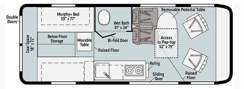 Contact us now about this 2023 Winnebago Solis 59PX! 2023 Solis 59PX by Winnebago from Pop RVs in Montville, New Jersey