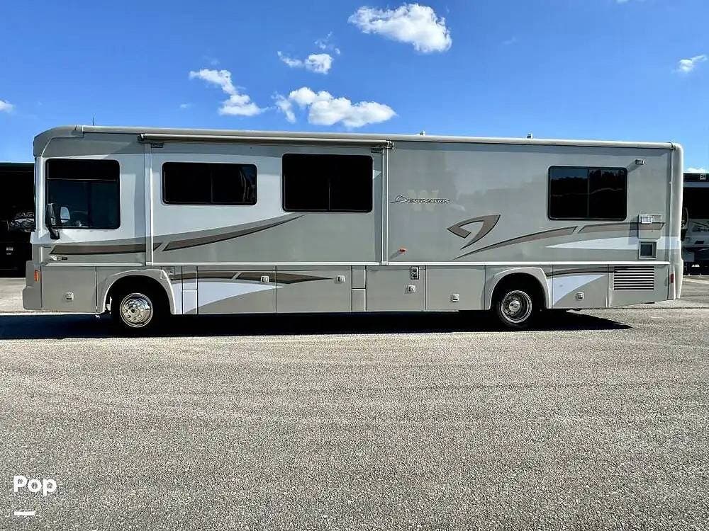 Call now about this 2008 Winnebago Destination 39W! 2008 Winnebago Destination 39W - Used Diesel Pusher For Sale by Pop RVs in Stansbury Park, Utah features Slideout, Generator, Awning, Air Conditioning, Leveling Jacks