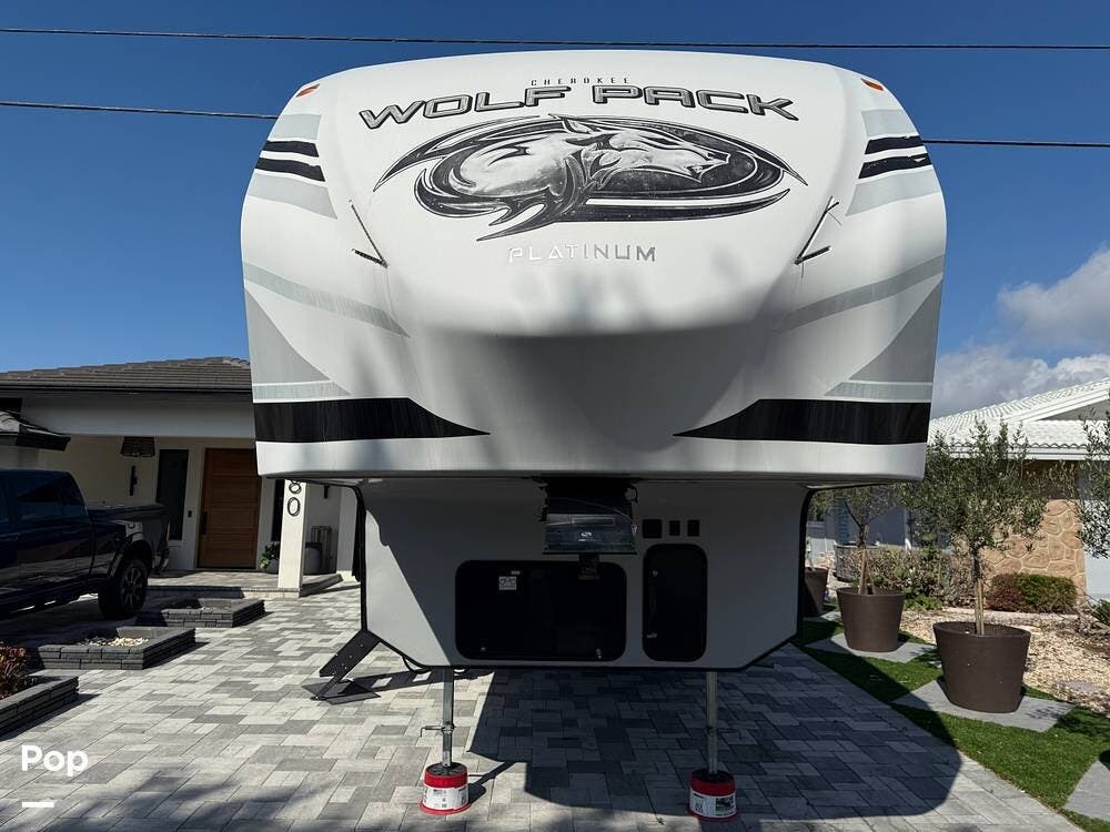 Contact us now about this 2020 Forest River Wolf Pack 325PACK13! 2020 Wolf Pack 325PACK13 by Forest River from Pop RVs in Clearwater, Florida