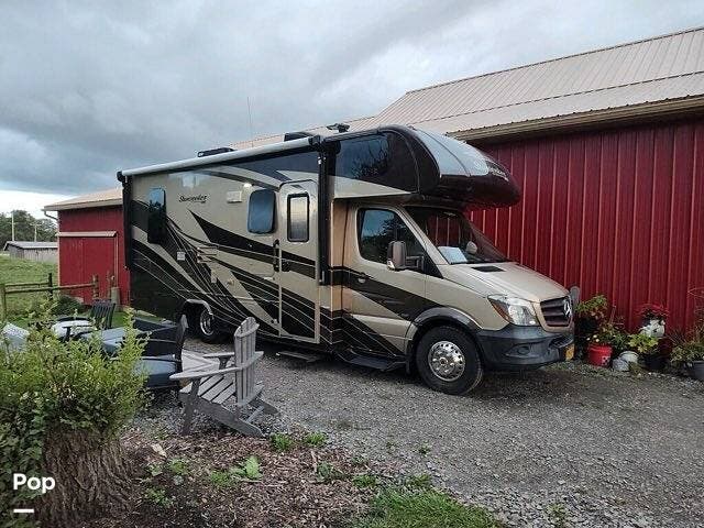 Call now about this 2017 Forest River Sunseeker MBS 2400R! 2017 Forest River Sunseeker MBS 2400R - Used Class C For Sale by Pop RVs in Bergen, New York features Air Conditioning, Generator, Awning, Slideout