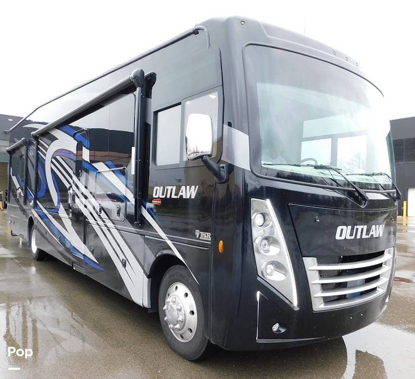 Contact us now about this 2023 Thor Motor Coach Outlaw 38KB! 2023 Outlaw 38KB by Thor Motor Coach from Pop RVs in Geneva-on-the-lake, Ohio