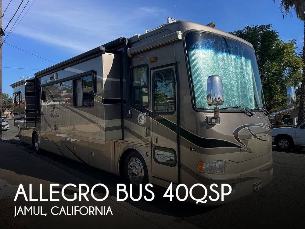 Email now about this 2007 Tiffin Allegro Bus 40QSP! Used 2007 Tiffin Allegro Bus 40QSP available in Jamul, California