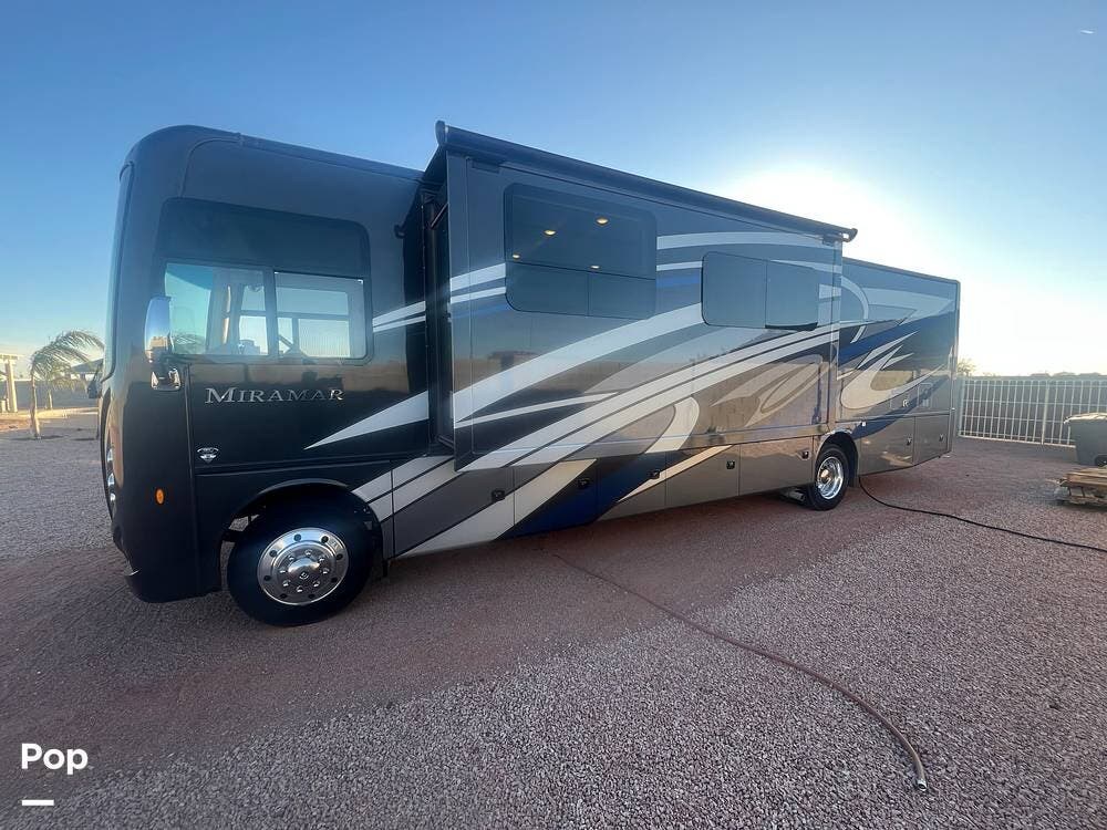 Call now about this 2023 Thor Motor Coach Miramar 35.2! 2023 Thor Motor Coach Miramar 35.2 - Used Class A For Sale by Pop RVs in Casa Grande, Arizona features Awning, Generator, Air Conditioning, Slideout, Leveling Jacks
