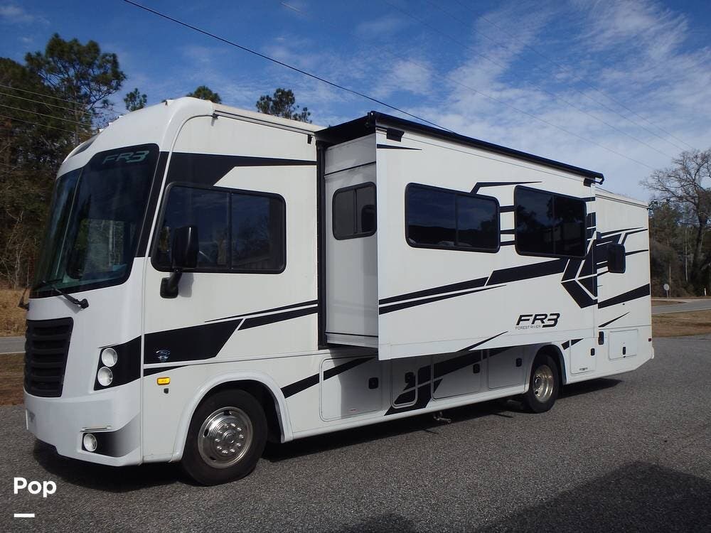 Call now about this 2022 Forest River FR3 30DS! 2022 Forest River FR3 30DS - Used Class A For Sale by Pop RVs in Bay Minette, Alabama features Generator, Leveling Jacks, Air Conditioning, Awning, Slideout
