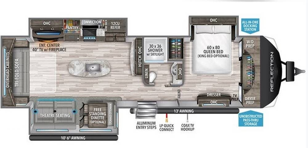 Used 2022 Grand Design Reflection 315RLTS available in Commerce Twp, Michigan