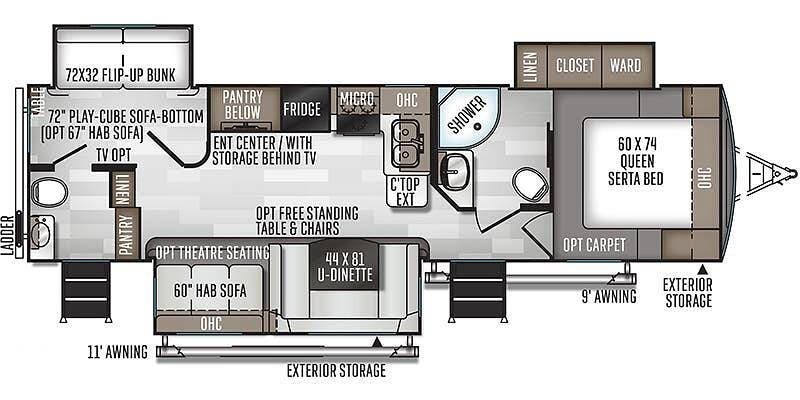 Contact us now about this 2020 Forest River Flagstaff Superlite 29BDS! 2020 Flagstaff Superlite 29BDS by Forest River from Pop RVs in Brentwood, California