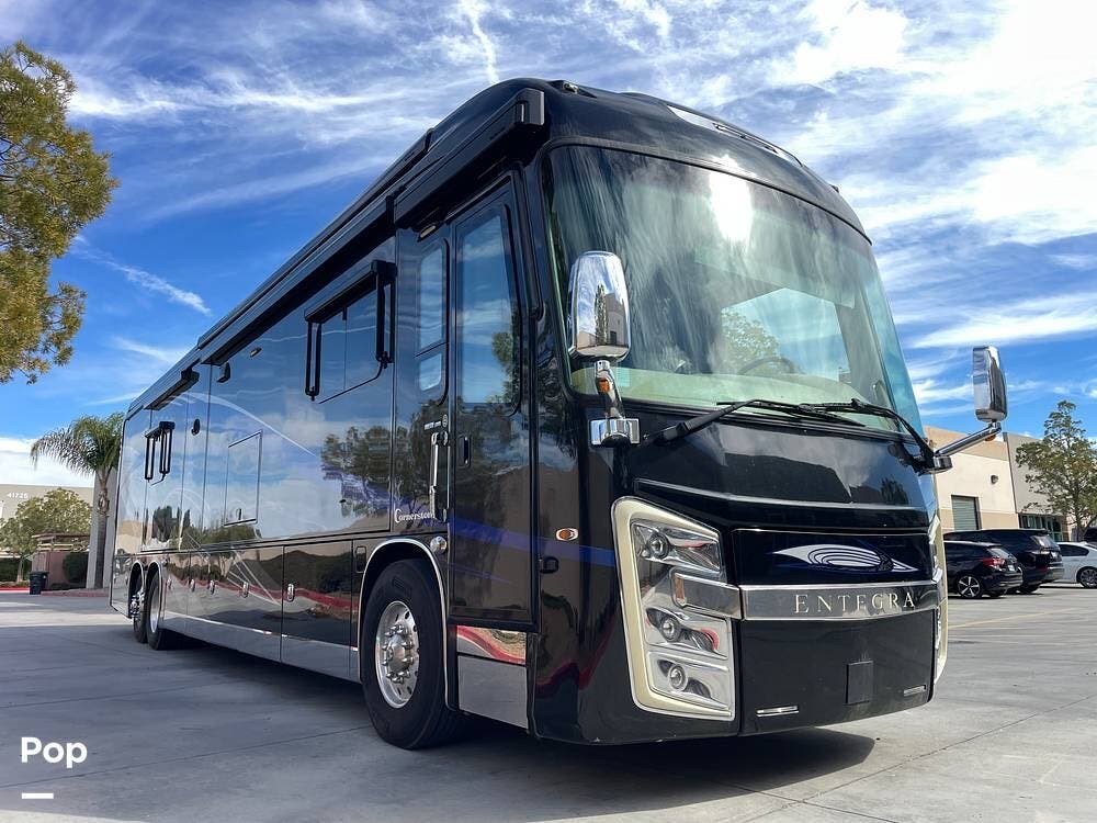 Call now about this 2017 Entegra Coach Cornerstone Entegra Coach 45K! 2017 Entegra Coach Cornerstone Entegra Coach 45K - Used Diesel Pusher For Sale by Pop RVs in Murrieta, California features Generator, Leveling Jacks, Slideout, Air Conditioning