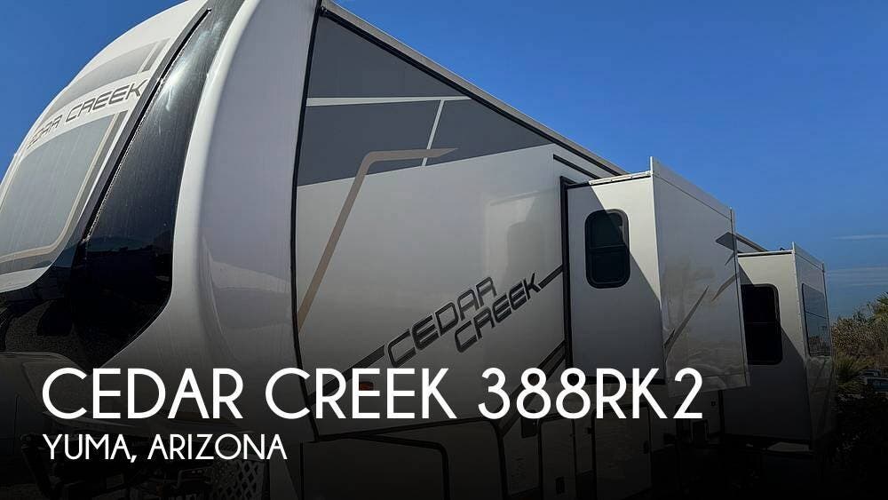 Email now about this 2022 Forest River Cedar Creek 388RK2! Used 2022 Forest River Cedar Creek 388RK2 available in Yuma, Arizona